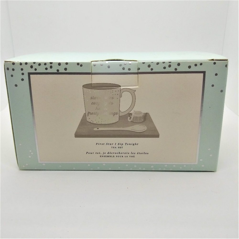 NWOT Starry Skies and Cozy Nights Tea Set by Indigo